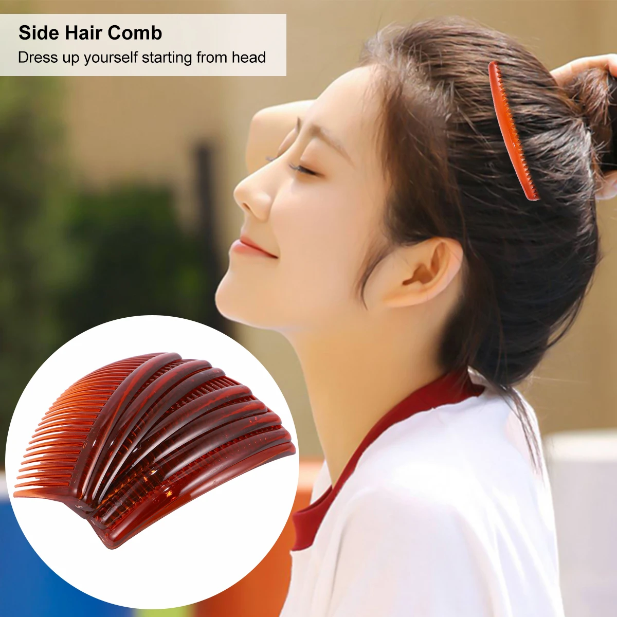 

24 pcs Plastic Hair Comb Styling Combs Korean Version Women Portable Durable Hairdressing Smooth Removal for All