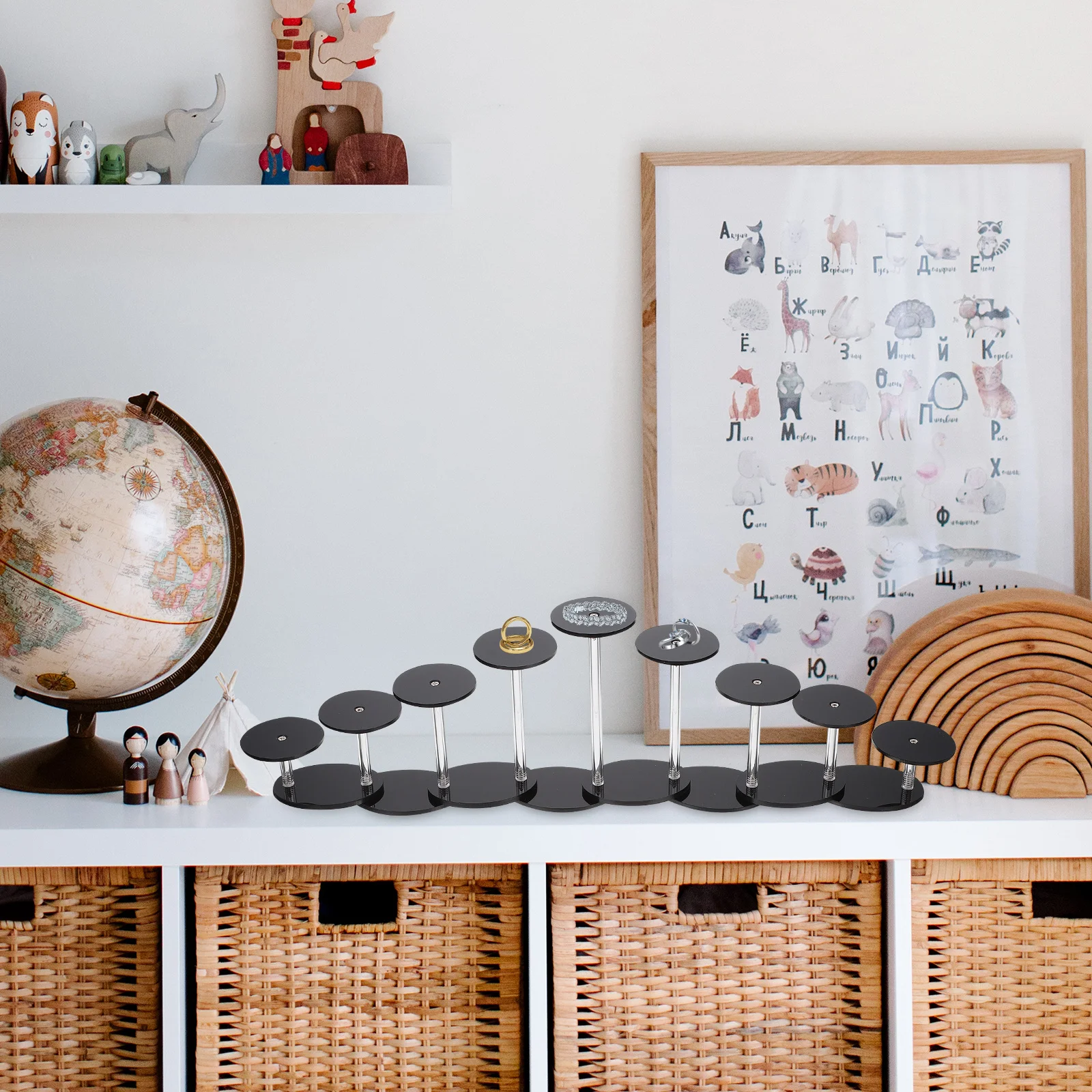 Necklaces Accessory Organizer Jewelry Shelves Showcase Rack Earring Display Stands Bracelet
