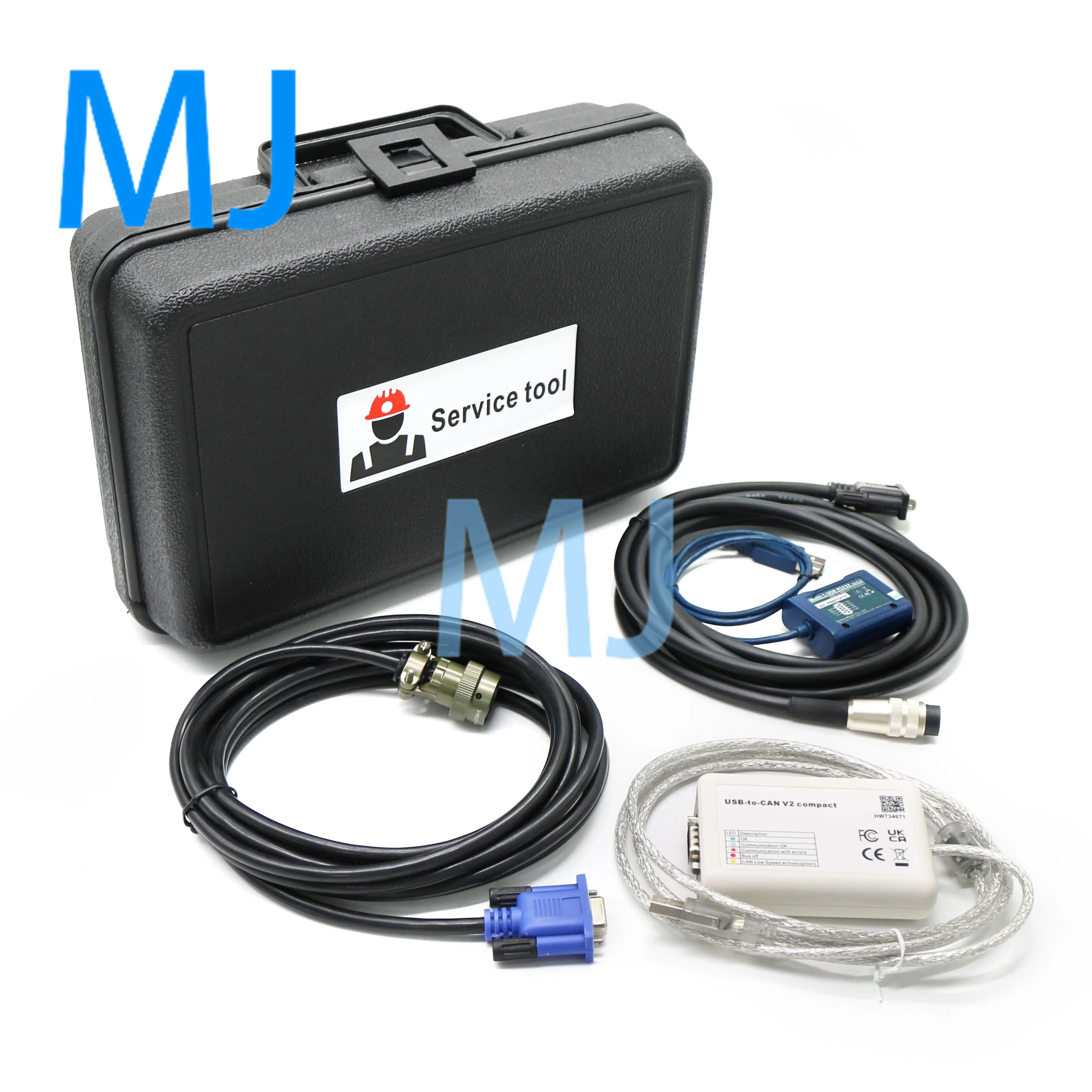 Diagnostic Tool For MTU (USB-TO-CAN) Diesel Engine Diagnostic Kit with Diasys 2.75 System and MDEC ADEC Cable Truck Diagnostic S