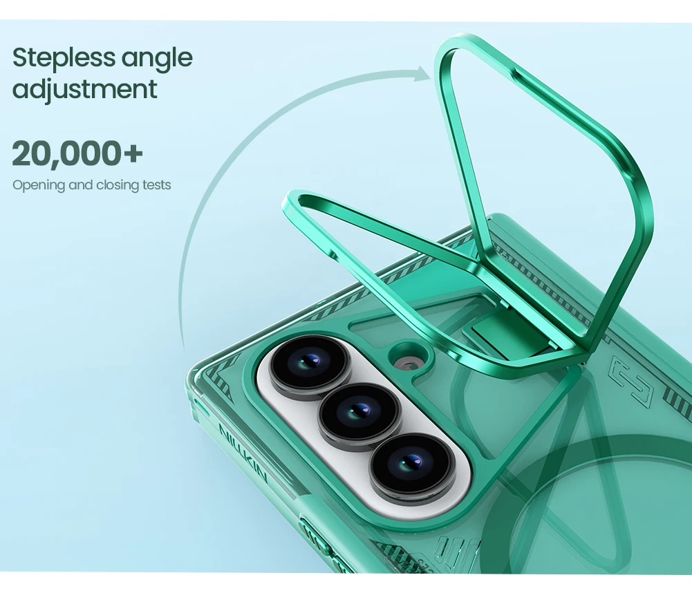 For Samsung Galaxy Z Fold 7 5G Nillkin Case Magnetic Iceblade Prop Fold With Camera Stand Lens Protection Phone Case
