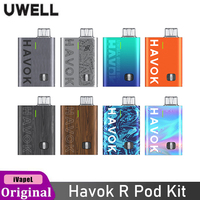 Original Uwell Havok R Pod Kit 22W 950mAh Battery with 3ml 0.6ohm Havok R Integrated Coil Cartridge Electronic Cigarette Vape
