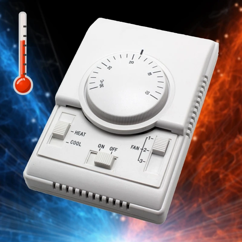 2023 New High Performance MT01 Mechanical Heat/ Cool Control Thermostat AC801 A  10～30℃ Constant Temperature