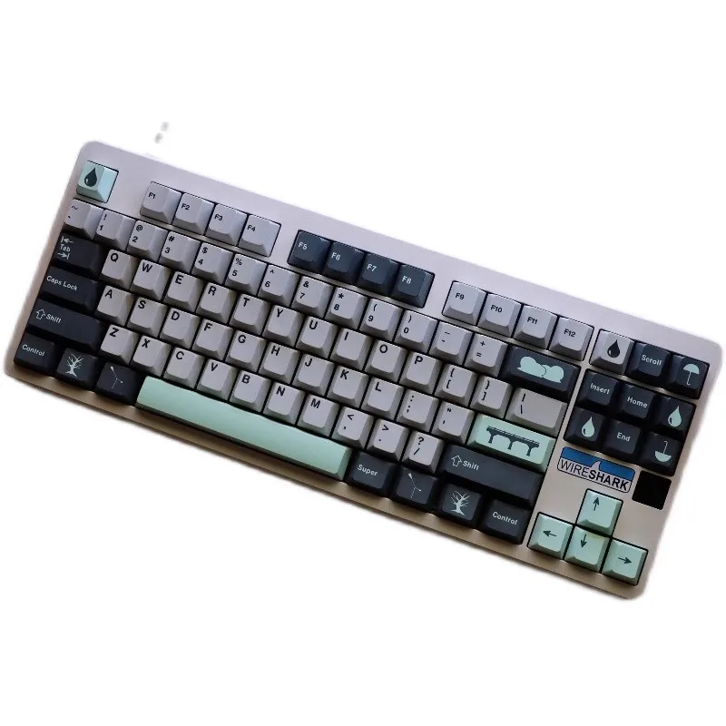 1 jeu de capuchons de touches GMK Rainy Day, en PBT, par Sublimation, profil Cherry, résistant à la lumière, pour clavier MX Switch Wooting 60 80