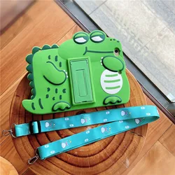 Kids Cartoon Silicon Tablet Cover For iPad Mini 6 Air 1 2 3 4 5 10.9 10th 2022 10.2 9/8/7th 9.7 2018 2017 Pro 11 2020 2021 Case