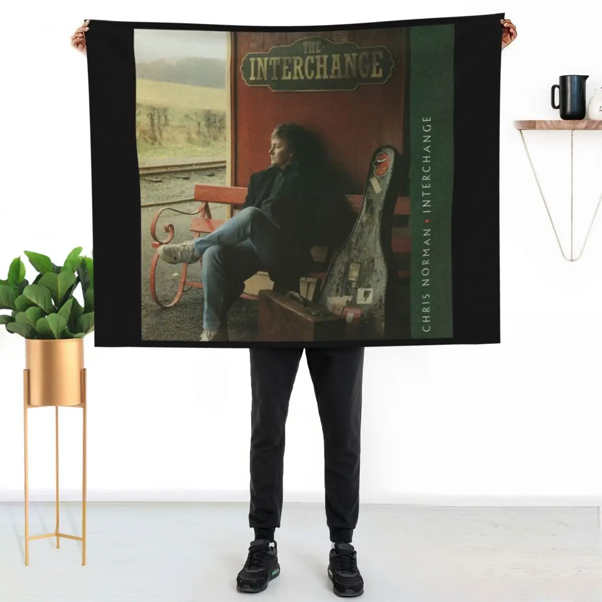 Chris Norman interchange Throw Blanket Hair for sofa heavy to sleep cosplay anime Luxury St blankets ands Blankets