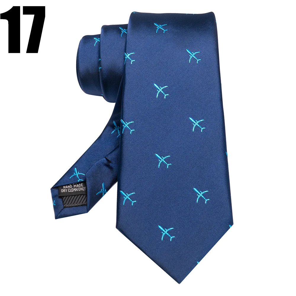 EASTEPIC 8 cm rot-blaue Jacquard-Krawatten für Herren, Herren-Krawatte, hochwertiges Accessoire, Geschäftsgeschenk, Fuchs, Drache, Flamingo, Schnecke, Ente, Tier – Detail 36