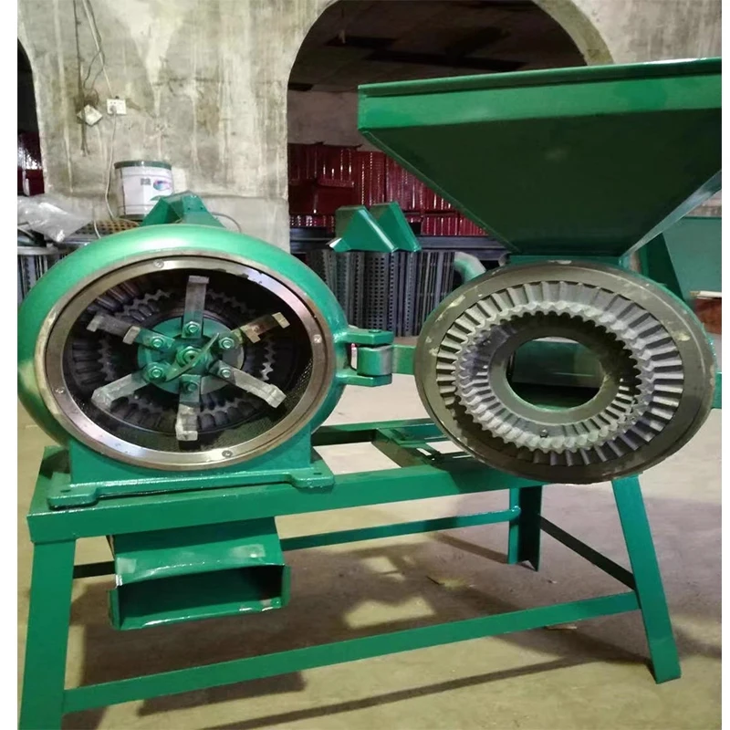 Compact Home Corn Grinder 4KW Grain Feed Crusher 220V/380V Rice, Herbal Medicine, and Whole Grain Crusher(Customized)