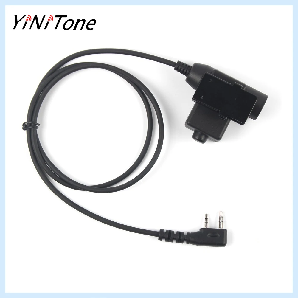 

Ham Radio Walkie Talkie U94 PTT Headset Adapter for Baofeng Kenwood HYT TYT Baofeng UV 82 UV5R UV5RE UV5RA UV6R BF888S