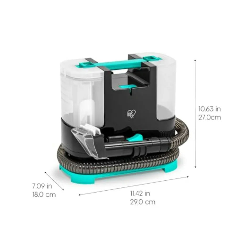 Carpet Spot Cleaner Machine for Low Pile Carpet Couch Sofa Upholstery Car Detailing Shallow Berber Rug, Plastic Body, Blue, Aut