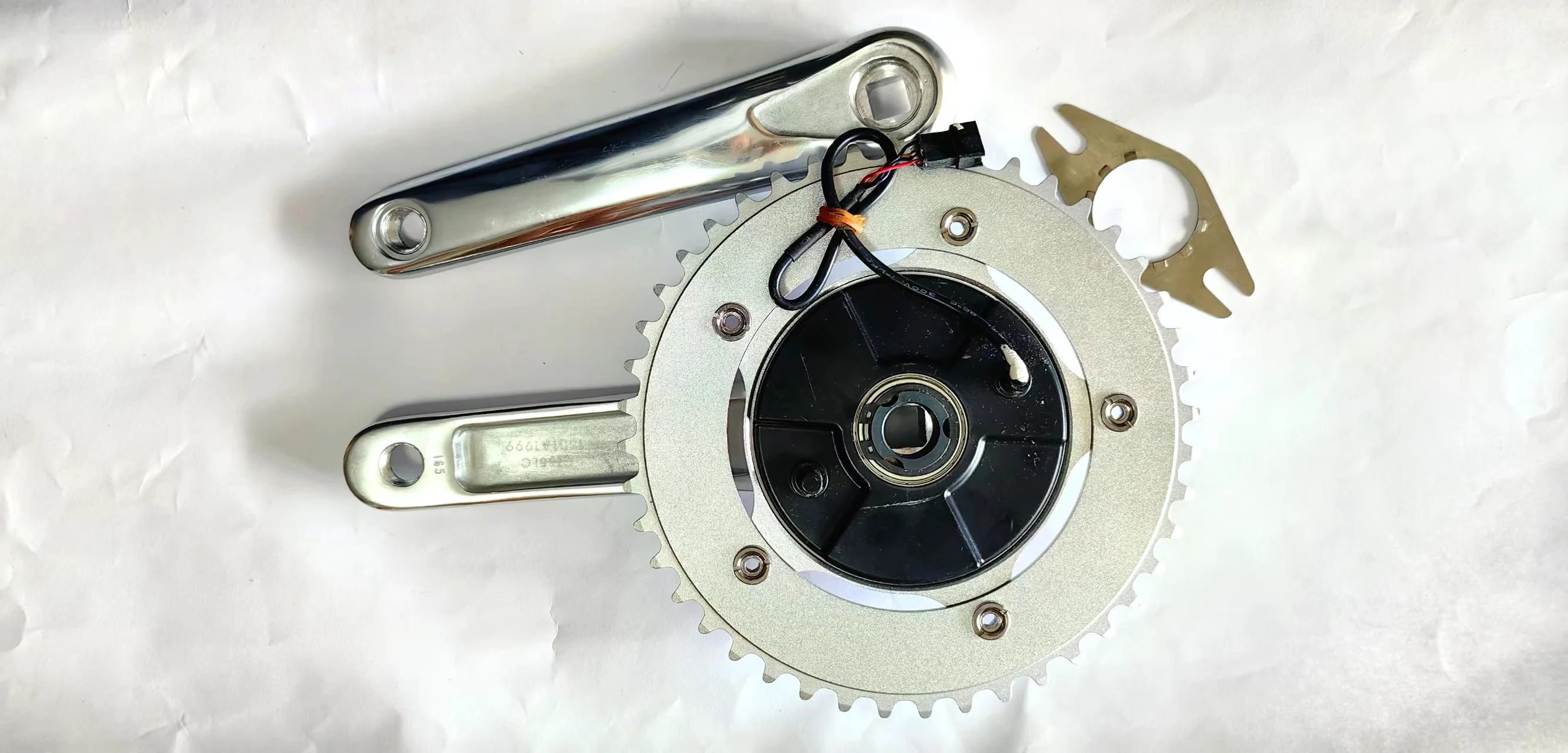 E-bike Crankset 44T Chainring 165mm lithium electric bicycle Chainwheel Driveline