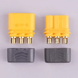 Amass Upgrated of XT30 Connector MR30 Connector Plug Female and Male Connector Plugs Gold Plated For RC Parts