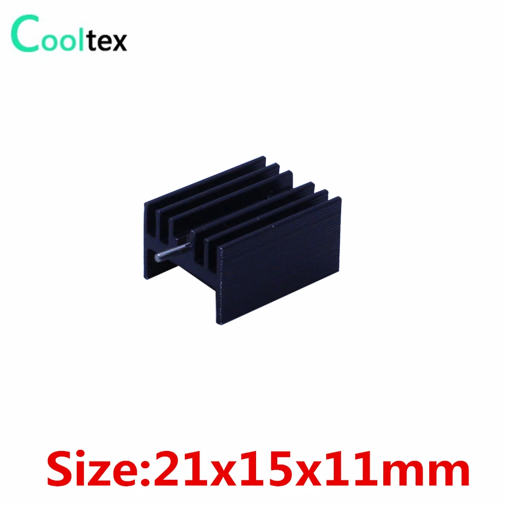 (30pcs/lot)  21x15x11mm IC heatsink TO-220 TO220  Triode heat sink integrated circuit