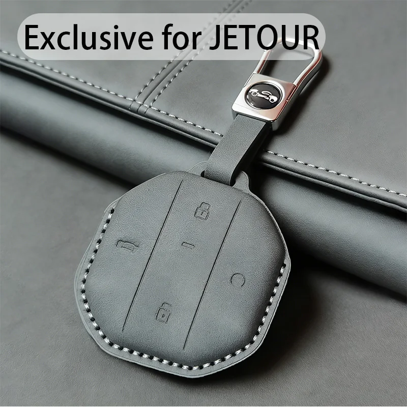 Car Smart Key Fob Cover For Chery Jetour T2 2026 Freer Freedom Traveller T1 Keychain Keyless Shell Luxury Durable Accessories