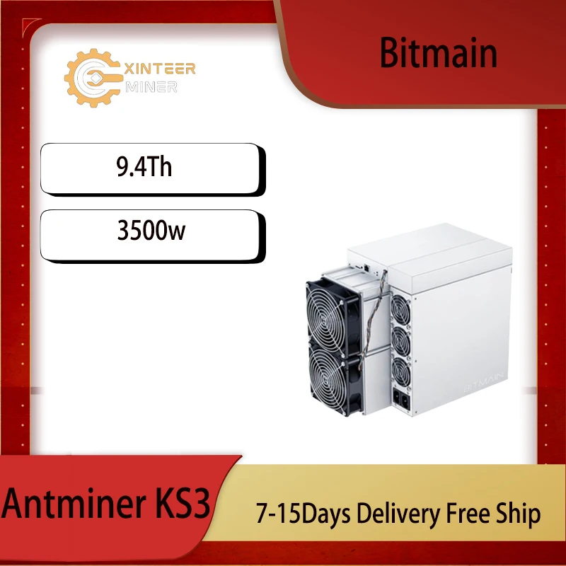 USED Antminer KS3 (9.4Th) kaspa 3500w Miner Mining