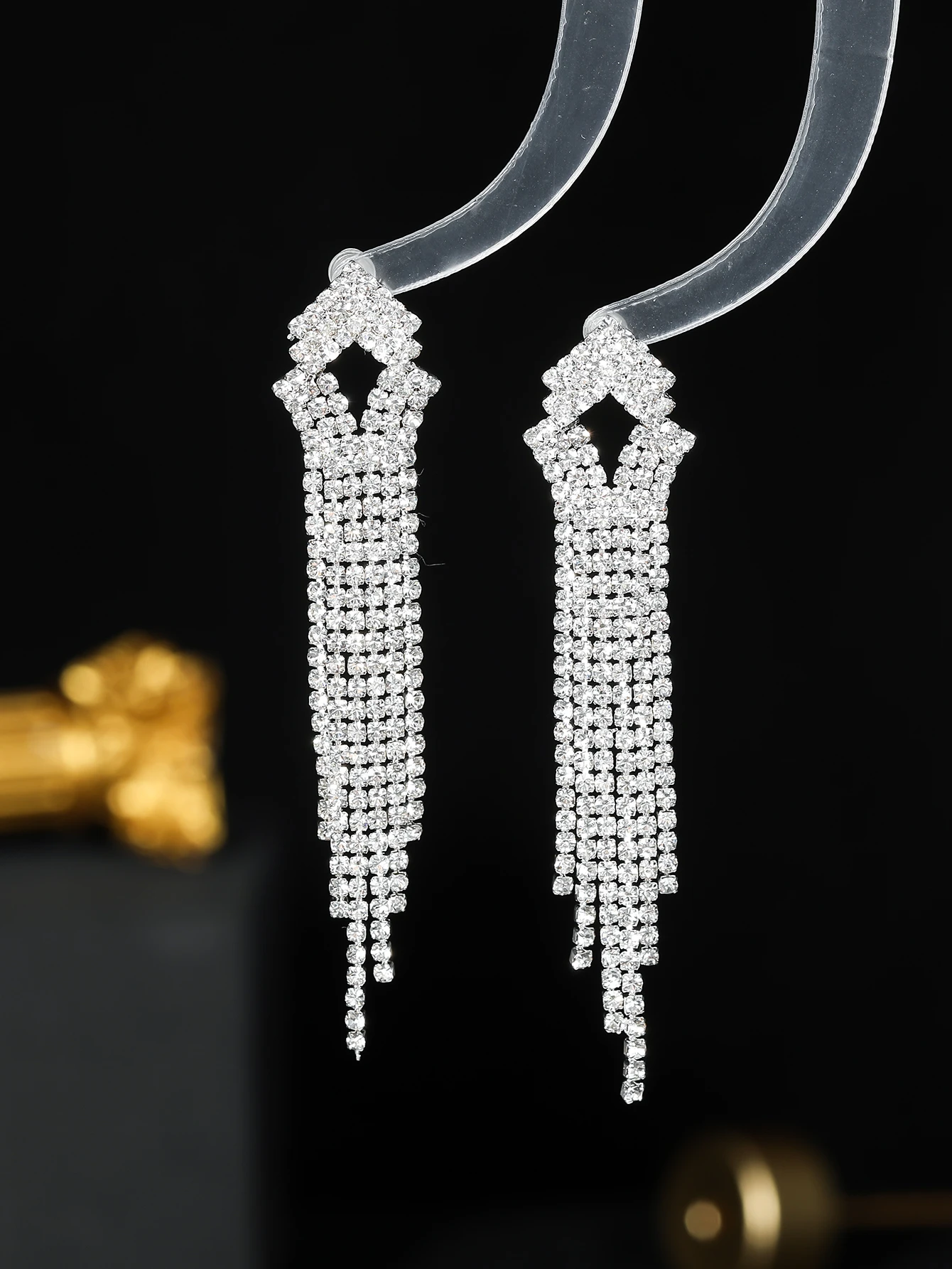 Luxury Women\'s Earrings Rhinestone New Shiny Wedding Party Jewelry Gifts Accessories For Women