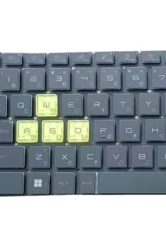 No Backlit JP Keyboard Limited Edition For MSI Crosshair 15 A11U A11UCK A11UDK A11UEK Japanese JP Black No Frame New