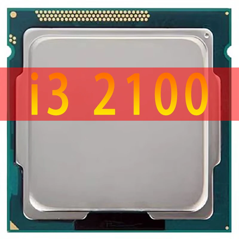 Used Disassembly For Intel Core i3 2100 CPU Dual-core 3.1GHz 3MB Cache LGA1155 I3 2100 Processor