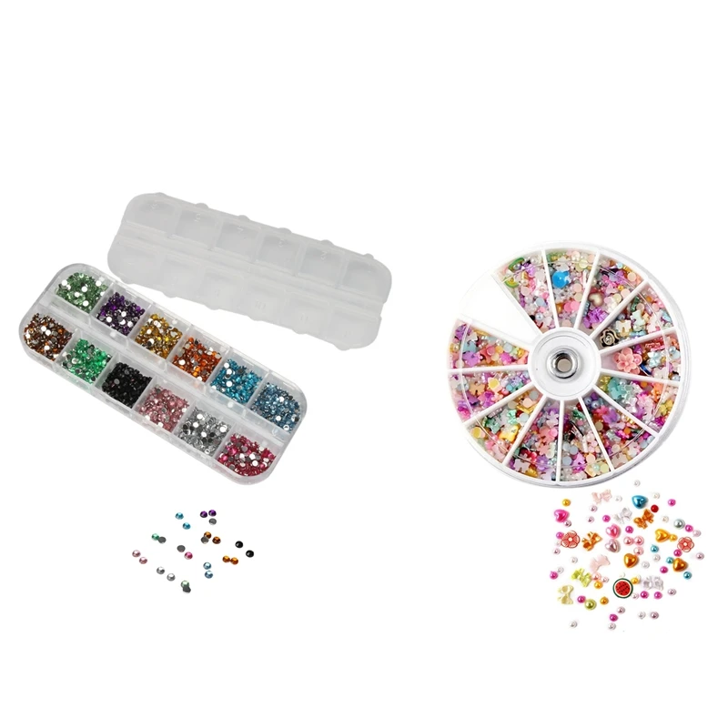 Autocollants 3D pour ongles, 12 documents, 4200 pièces, 2mm, 3000 pièces, 8cm, N64.Glitter Shining Decoration, DIY Nail Art