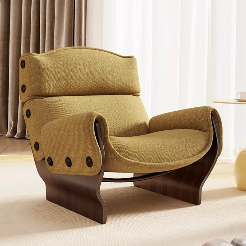 Nordic Modern Creative Internet Celebrity Sofa Chair Model Room Reception Lazy Sofa Art Button