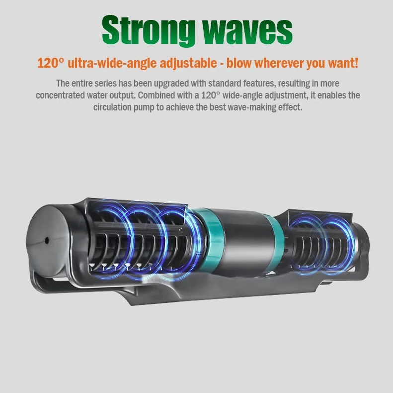 Jebao Jecod GCP Aquarium Flow Cross Wavemaker DC Pump For Freshwater Saltwater Coral Reef Fish Tank Pump