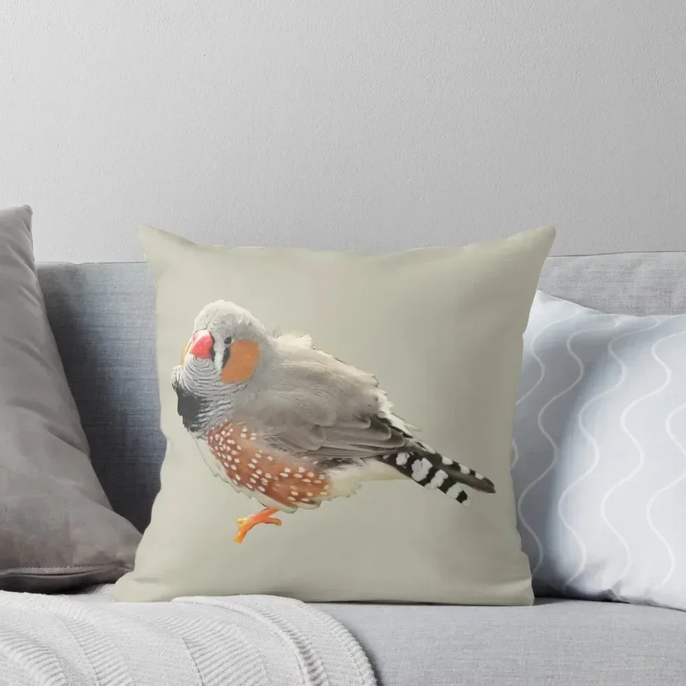 Zebra Finch Bird Throw Pillow Covers For Sofas Pillow Covers Decorative pillow