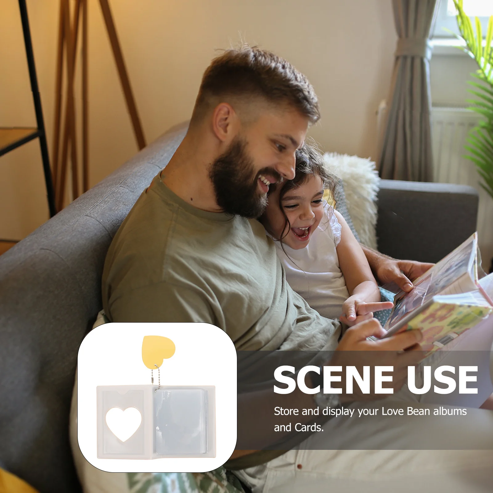 

Hollow Heart 3 Inch Photo Album Mini Photocard Binder Waterproof Picture Collection Album Decorative Mini Photocard Binder