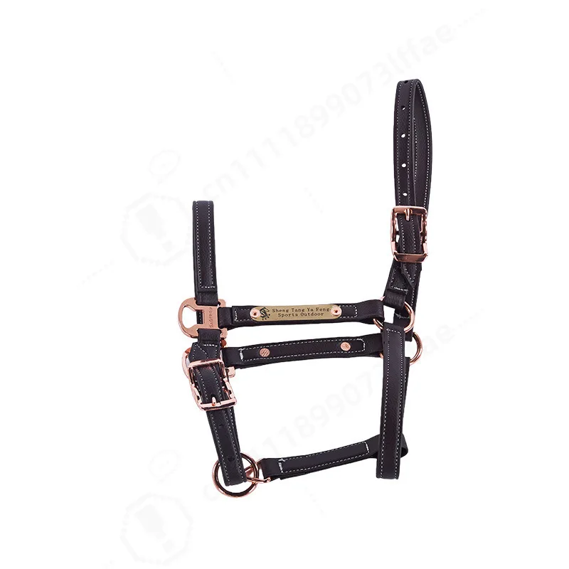 Adjustable Microfiber Horse Halter Durable Tie Strap Equestrian Riding Horse Tack Supplies