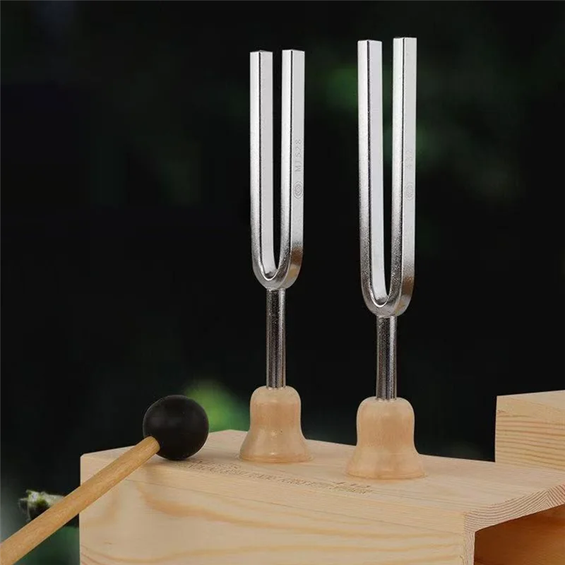 ABUE-Tuning Forks For Schumann Resonance- 432Hz 528Hz Weighted Diapason Tuning Fork Percussion Instruments