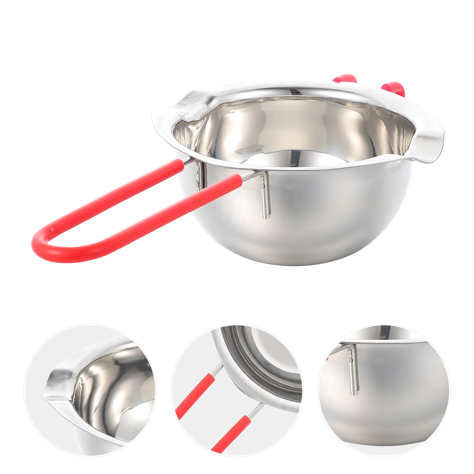 1Pcs Chocolate Melting Pot Stainless Steel Butter Cheese Boiler Kitchen DIY Baking Melting Bowl Candy Warmer Heating Pot