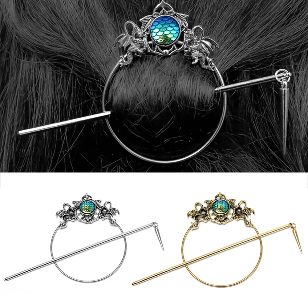 Anime Mermaid Melody Shell Metal Hair Clip Branches Hair Pin Boho Barrette haircomb Elf Hair Jewelry