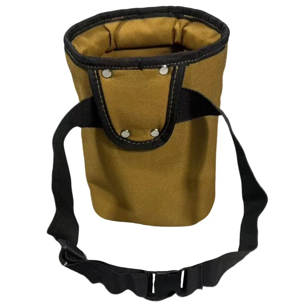 Heavy Duty Canvas Tool Waist Bag With Snap Closure For Electrician Carpenter Storage Bag Oxford Cloth Waist Pack Hardware Tools