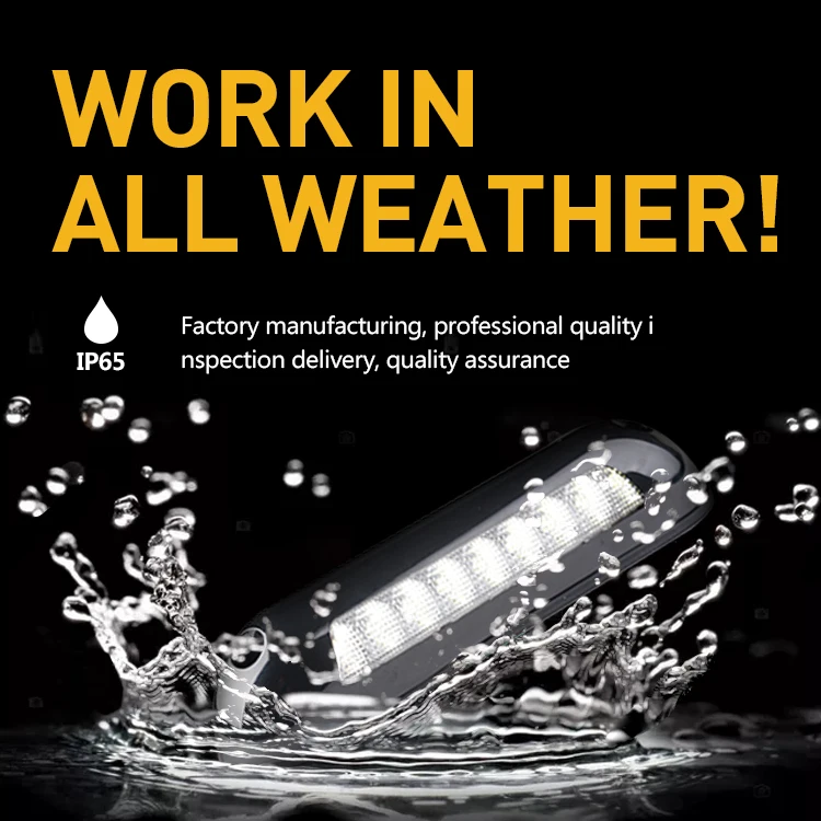Screw Mount LED RV Porch Light KS18-033W 12V Easy Installation
