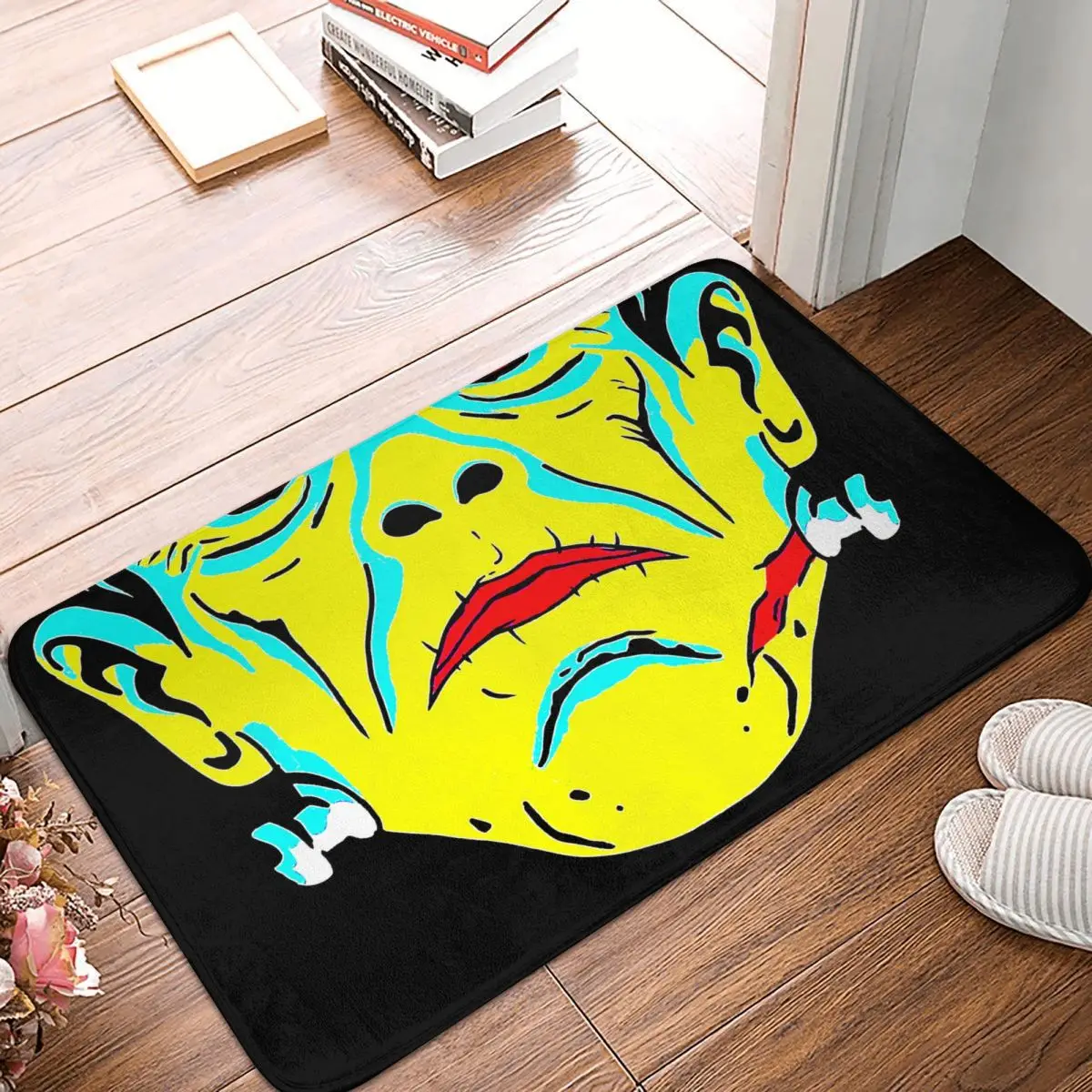 

Retro Anti-Slip Doormat Living Room MatFrankenstein Hallway Carpet Welcome Rug Bedroom Decorative