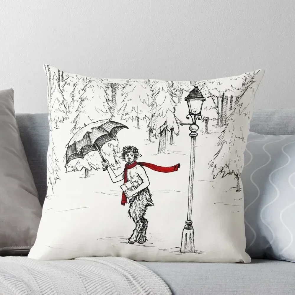 

The Lion, The Witch, and the Wardrobe, Chronicles of Narnia Mr. Tumnus Throw Pillow