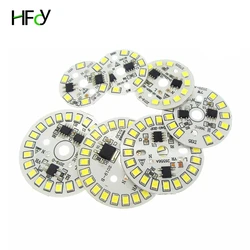 2 szt. Chip LED na żarówkę 3W 5W 7W 9W 12W 15W SMD 2835 z okrągłą żarówką Led chip oświetlenia koraliki AC 220V oświetlenie reflektor żarówka Chip