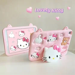 Funda con soporte de Hello Kitty EVA para niños para Samsung Galaxy Tab A9 8,7 