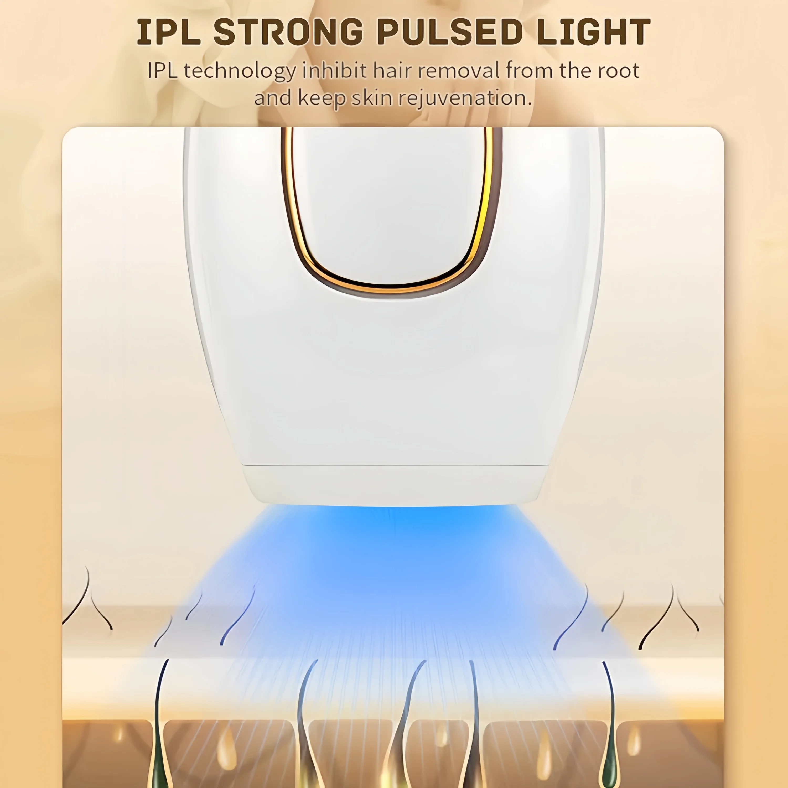 Swoson Professionele Permanente Laser Depilator Body Bikini IPL Ontharing Handset Thuisgebruik voor dames en heren
