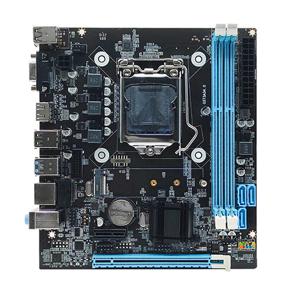 

H81 Computer Motherboard 2 X 240-pin DDR3 SDRAM Slot Micro-ATX LGA1150 PC Main Board 16GB I/O Interface Support SATA 3.0 2.0