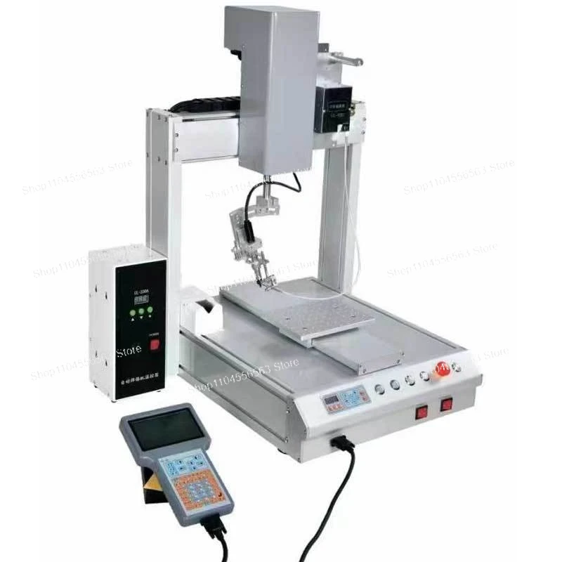 Desktop Single Head Automatic Soldering Machine - High Power for Plug-in Soldering, Wire, and Dotting Applications