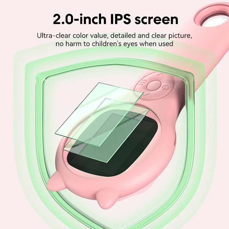 Mikroskop Anak-anak Mikroskop Digital Pembesar Genggam Portabel untuk Mainan Sains Edukasi Anak-anak Hadiah Ulang Tahun Natal