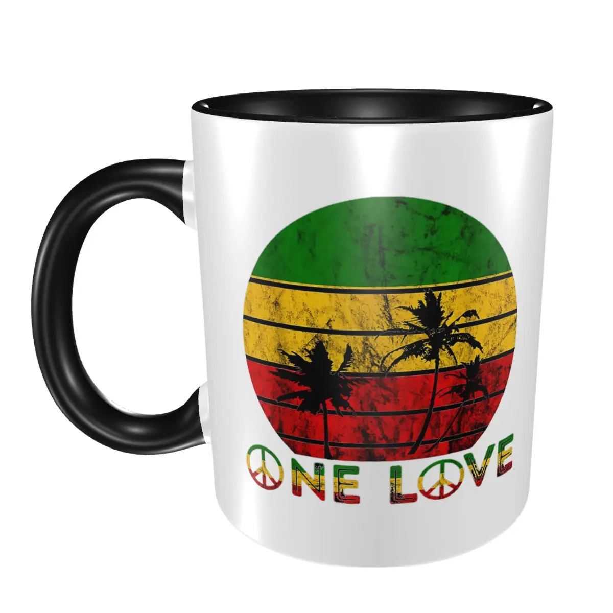 

Harajuku Винтажный стиль Arts Bob Marley One Love Кружка Забавные керамические кофейные чашки Чайные кружки Молочная чашка Посуда для напитков Подарки для женщины и мужчины