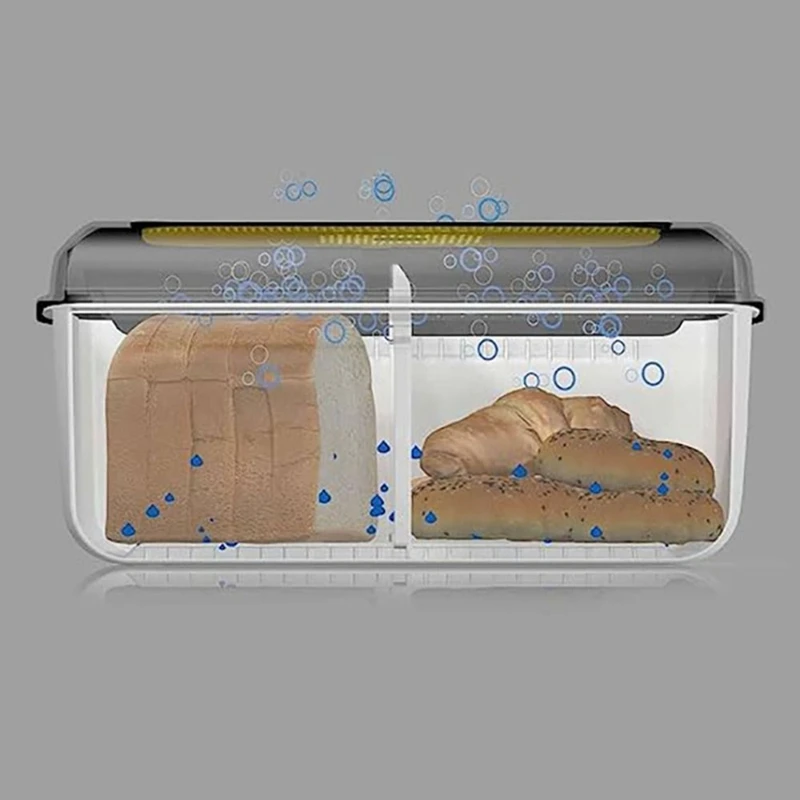 Innovative Bread Bin Keeps Baked Goods Bread Smart Bread Bin Fresh-Keeping Kitchen Storage Box