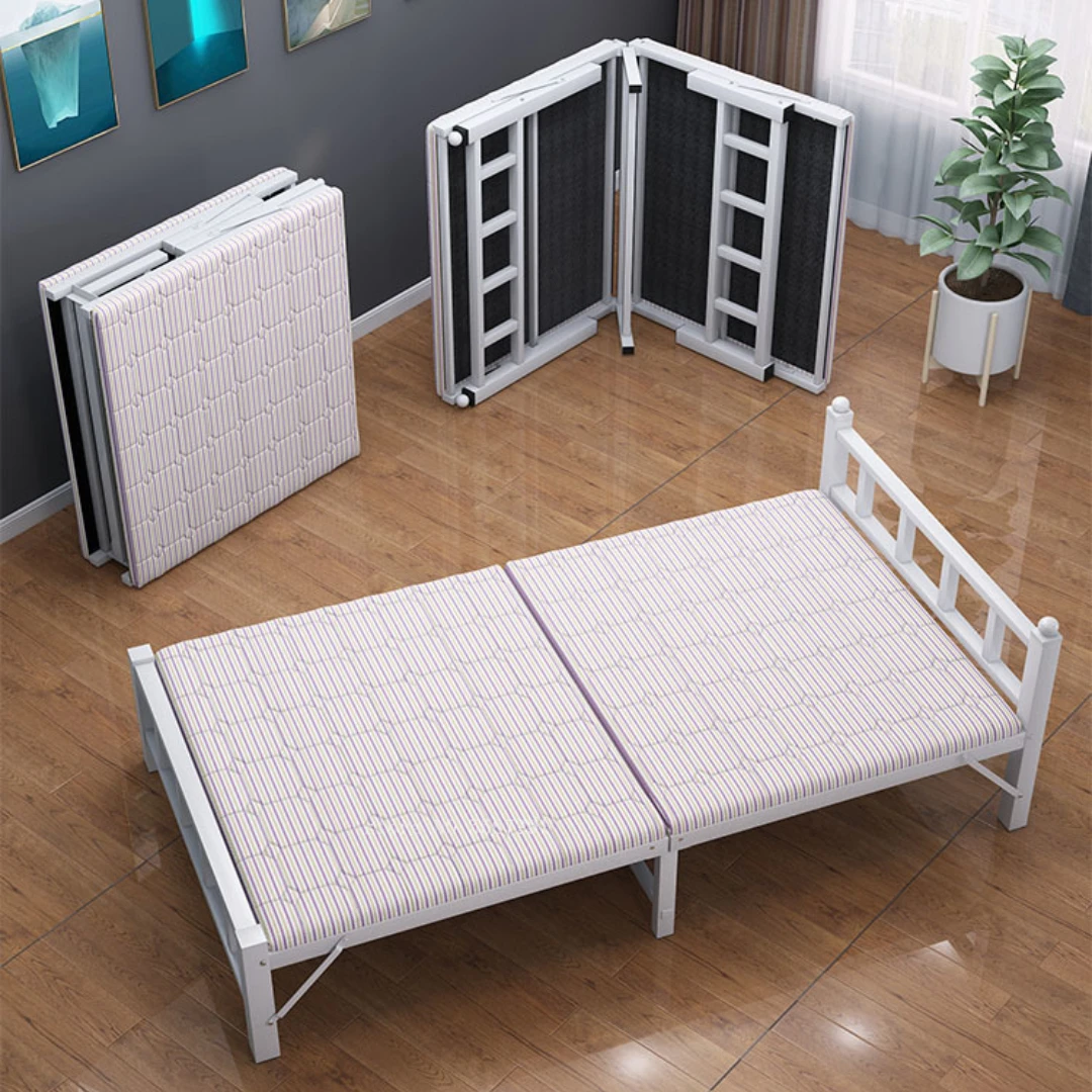 Foldable Bed Multifunctional Bed Home Office Portable Household Adult Single/Double Person Recliner Single Home Marching Escort