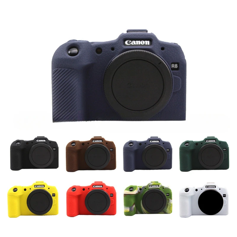 

For Canon EOS R8 Camera Silicone Case r8 Bag Soft Shell Bag Photography Mirrorless Camera Protective Cover Bag