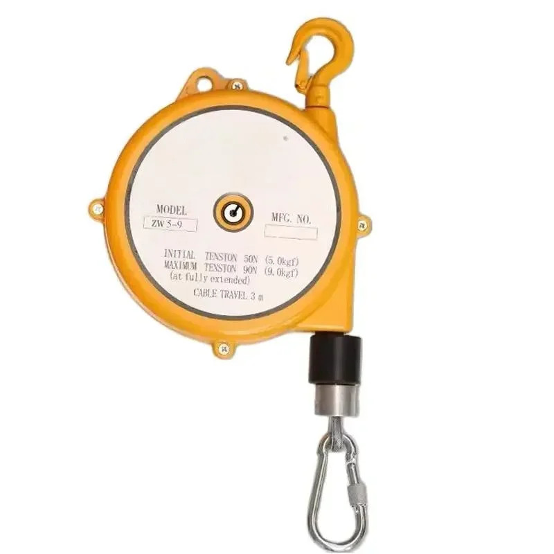 High Quality 9-15KG Spring Balancer Self-locking Tower-Type Lifting Hook Spring Holder Steel Wire Rope Jack