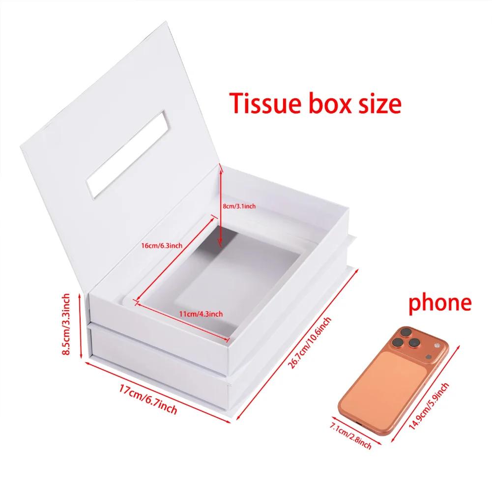 Luxury Book Style Tissue Box Napkin Holder Case Paper Box Container Fashion Hotel Storage Box Home Table Decoration
