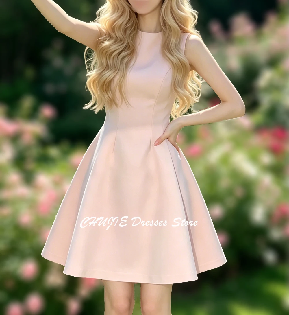 Vintage MIni Graduation Dress Short Homecoming Dresses For Teen A Line Pleated Customized Sweet 15 16 Spandex Prom Party Gowns