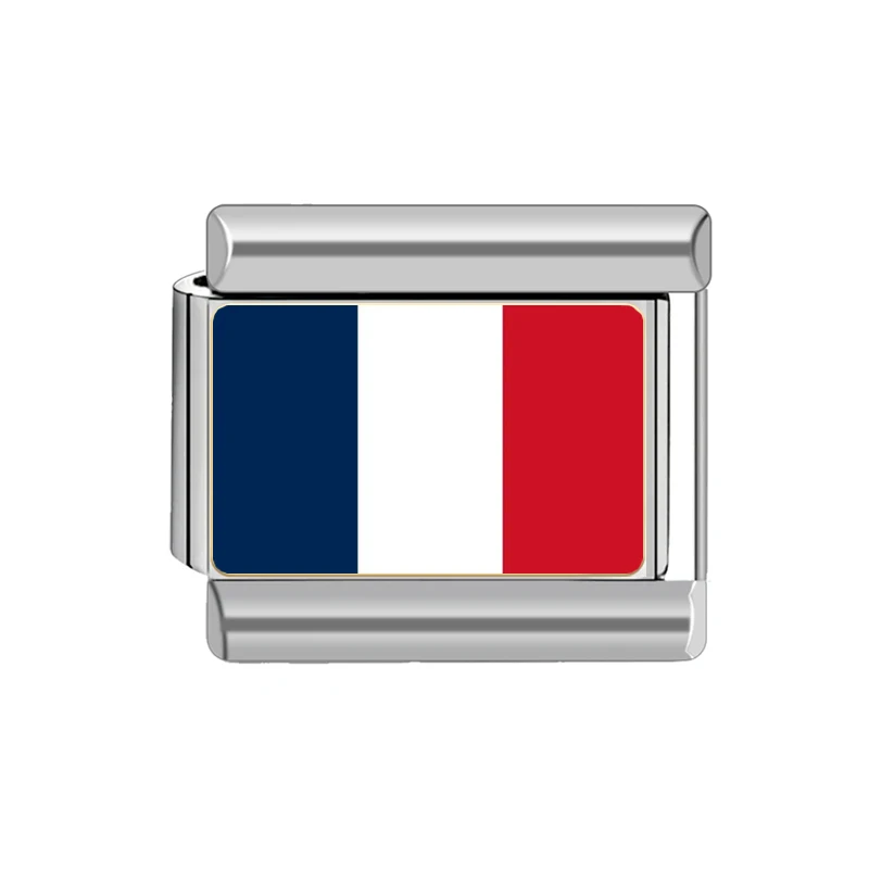 YAFFIL Fashion Couple National Flag Italian Charms Bracelet Men Accessories Men And Women Dating/Anniversary /Party Bracelet