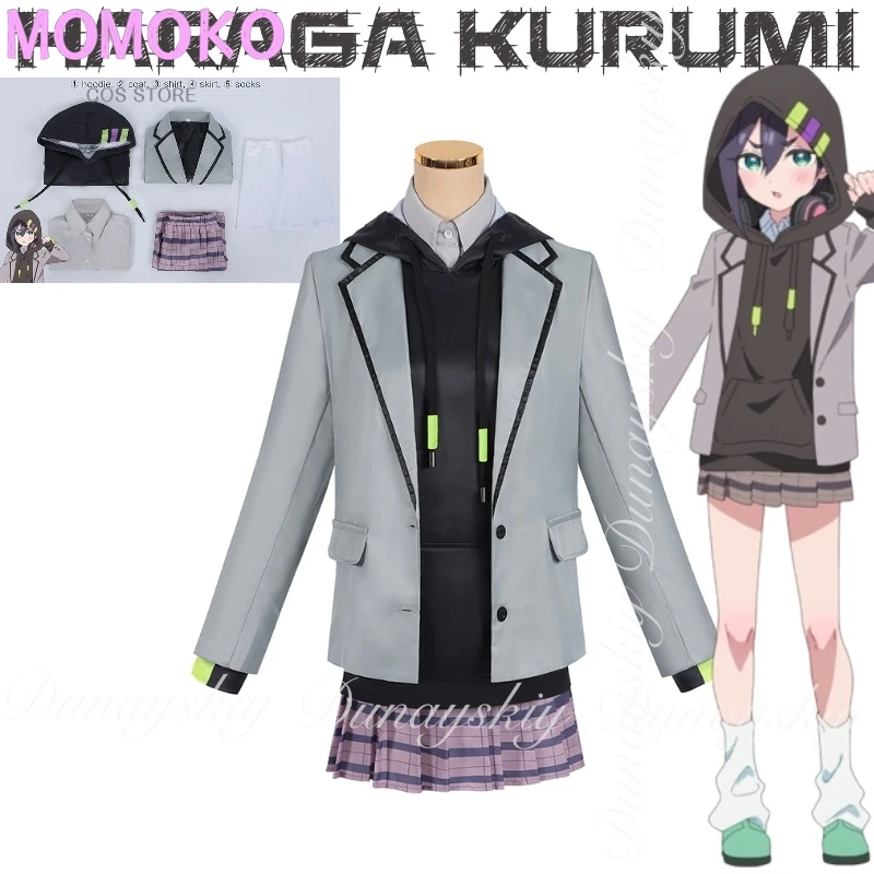 

The 100 Girlfriends Who Really, Really, Really, Really REALLY Love You Haraga Kurumi Cosplay Uniforms Cosplay Anime Costume Suit