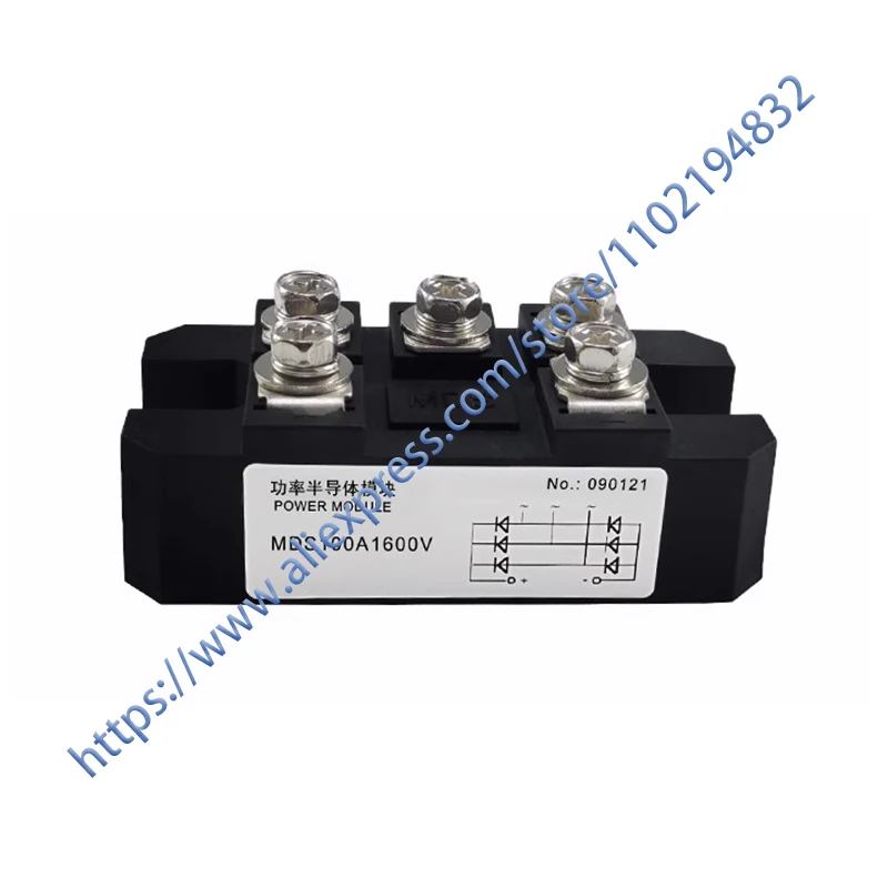 

Three-phase Rectifier Module MDS100-16 MDS150-16 MDS200-16 MDS100A1600V MDS150A1600V MDS200A1600V